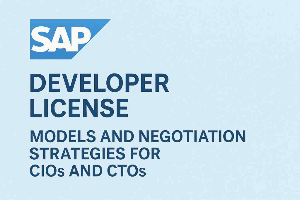 SAP Developer license