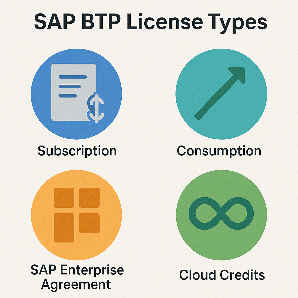 sap btp types