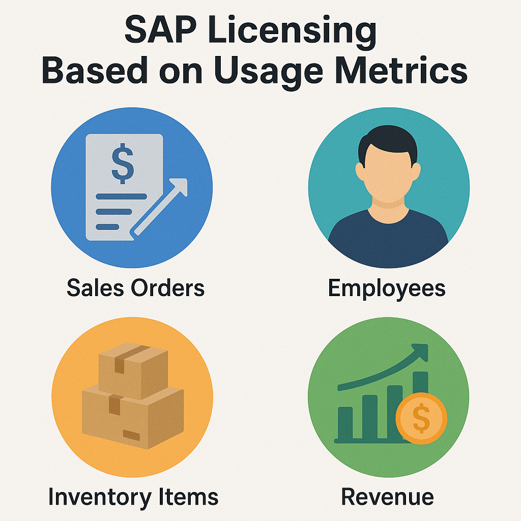 sap license Based on Usage Metrics