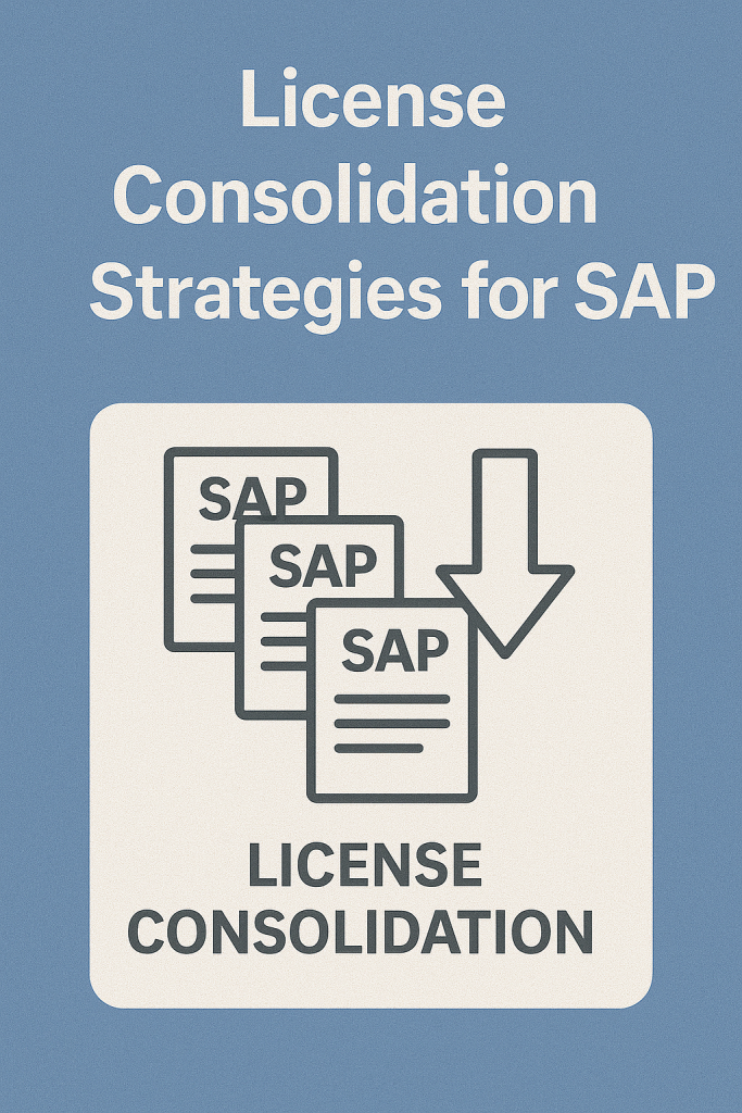 License Consolidation for SAP