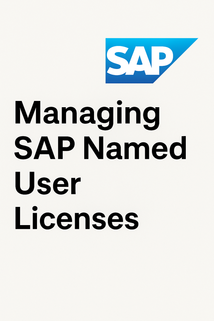 Managing SAP Named User License