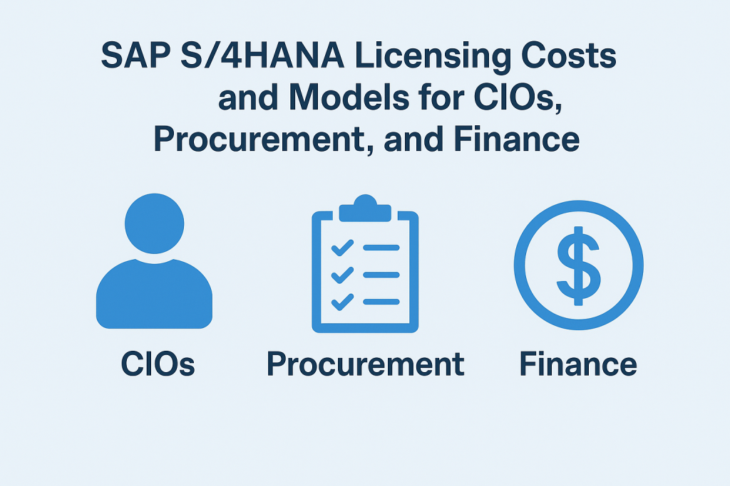 SAP S4HANA Licensing Costs - SAP Licensing Experts SAP S4HANA Licensing Costs