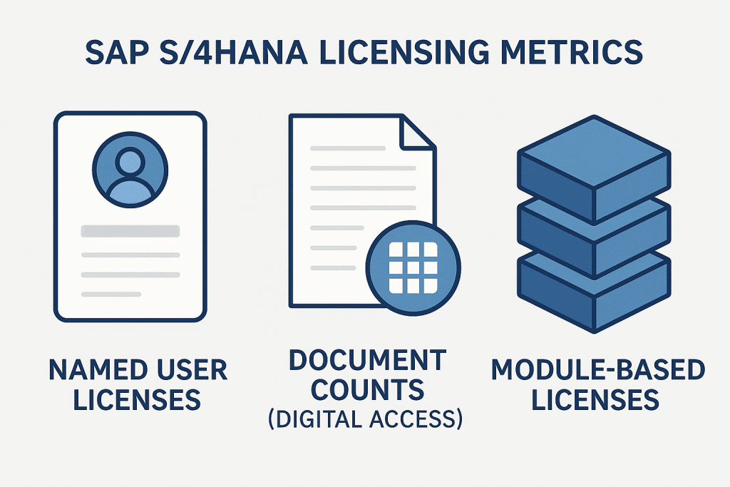 calculate SAP S4HANA Licensing Metrics