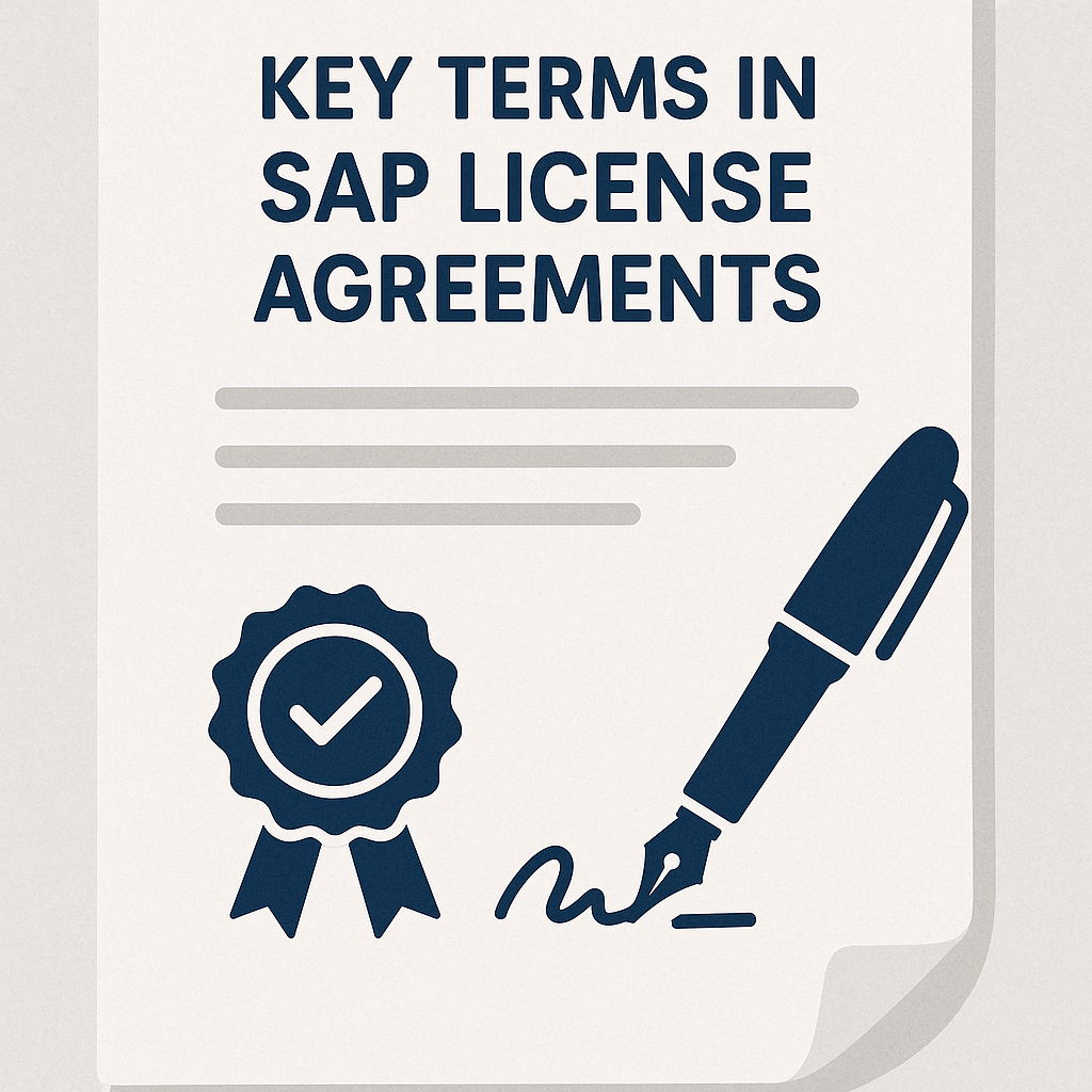 Terms in SAP License Agreements
