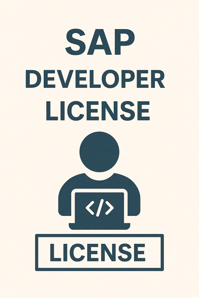 SAP Developer license