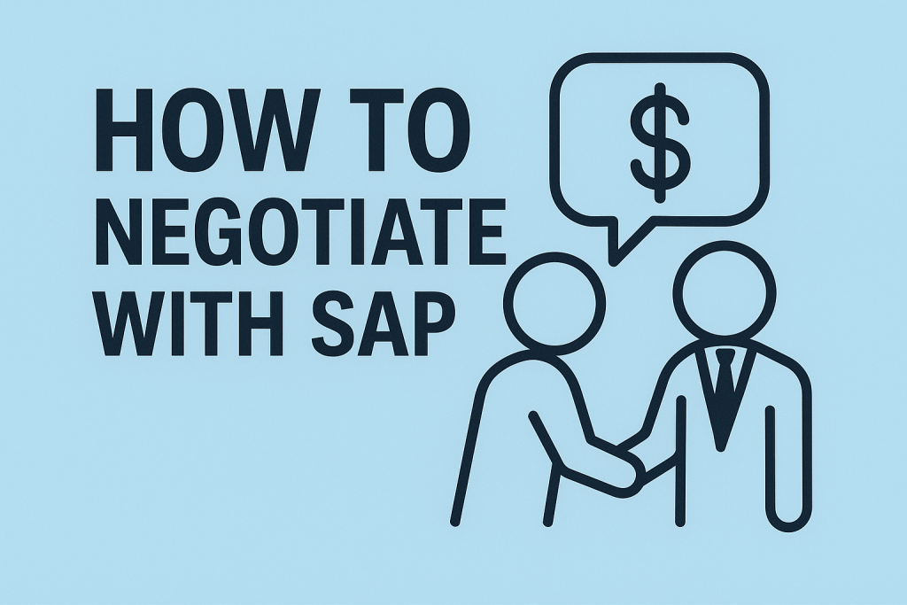 How to Negotiate with SAP - SAP Licensing Experts How to Negotiate with SAP