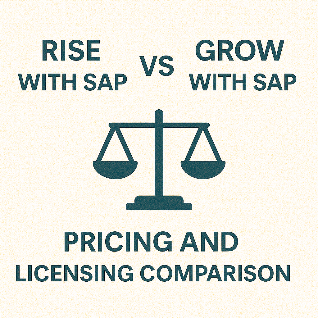 RISE with SAP vs GROW - SAP Licensing Experts RISE with SAP vs GROW