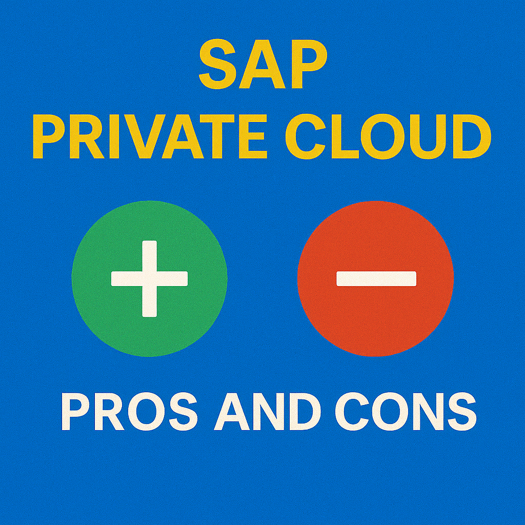 SAP Private Cloud Pros and Cons