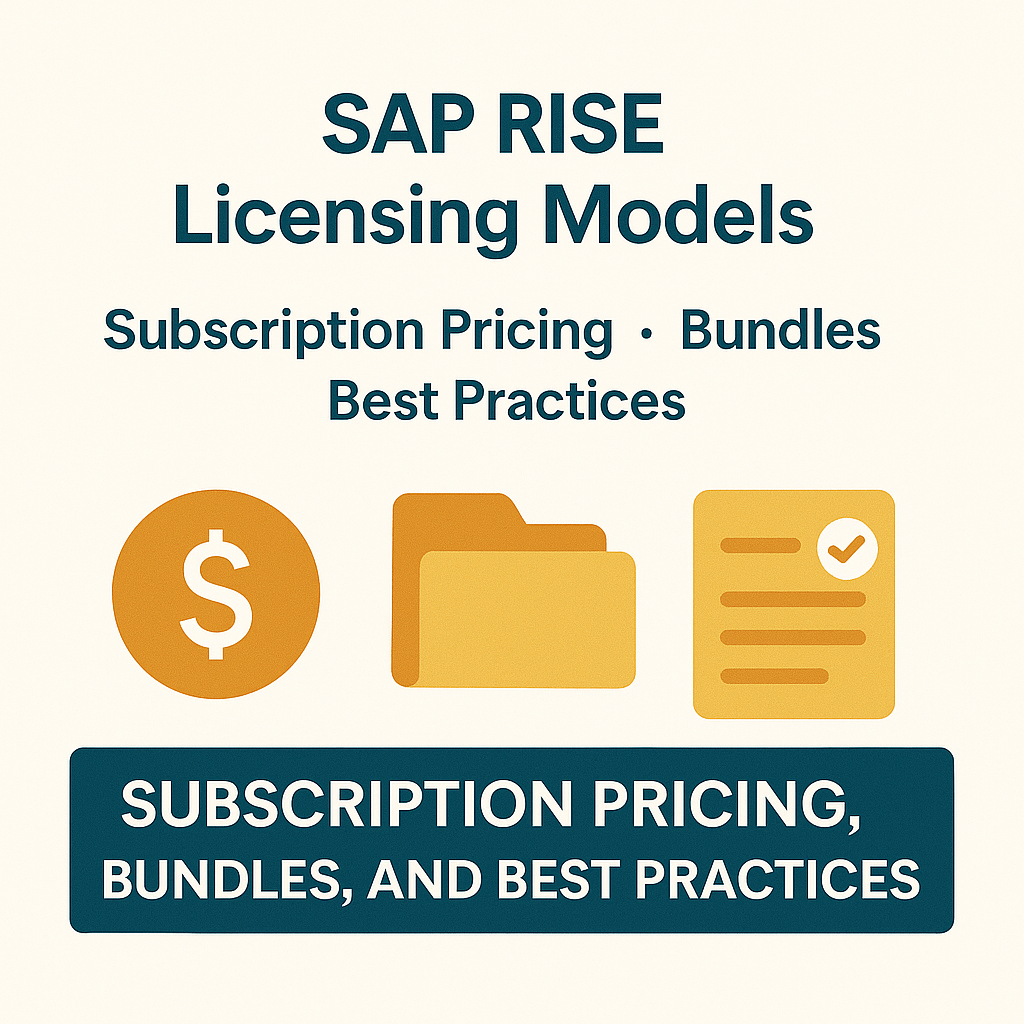 SAP RISE Licensing Models - SAP Licensing Experts SAP RISE Licensing Models