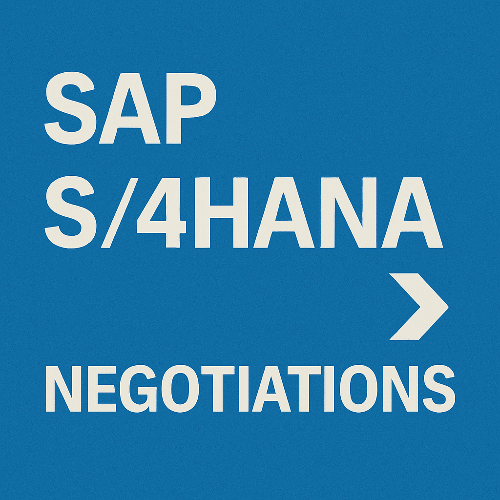 SAP S4HANA Negotiation