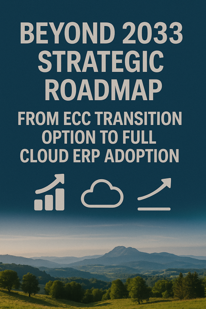 Beyond 2033 Strategic Roadmap from ECC Transition Option to Full Cloud ERP Adoption
