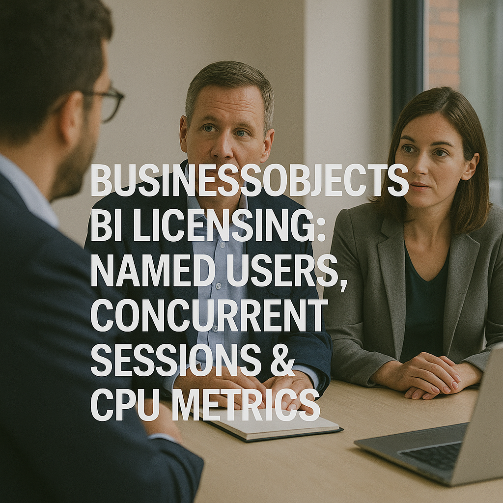 BusinessObjects BI Licensing Explained