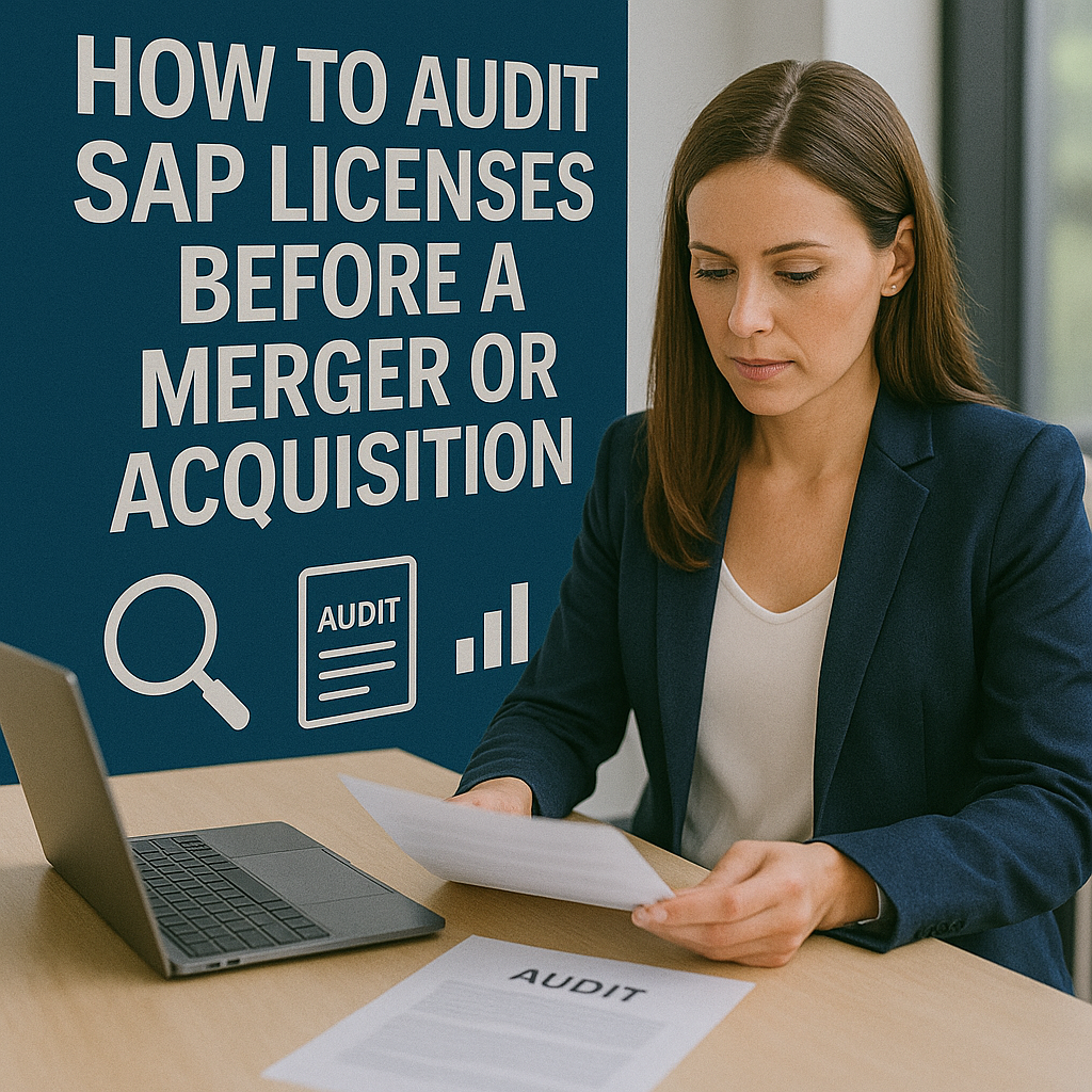 How to Audit SAP Licenses Before a Merger
