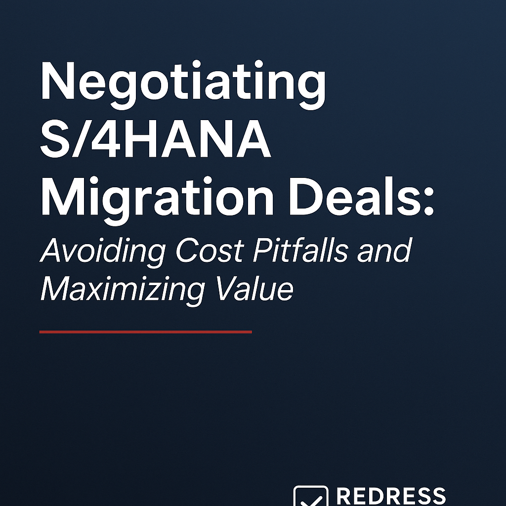 Negotiating S4HANA Migration Deals