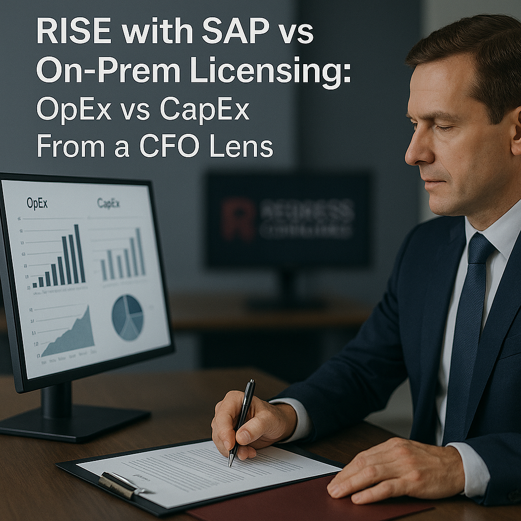 RISE with SAP vs On-Prem Licensing cfo lens