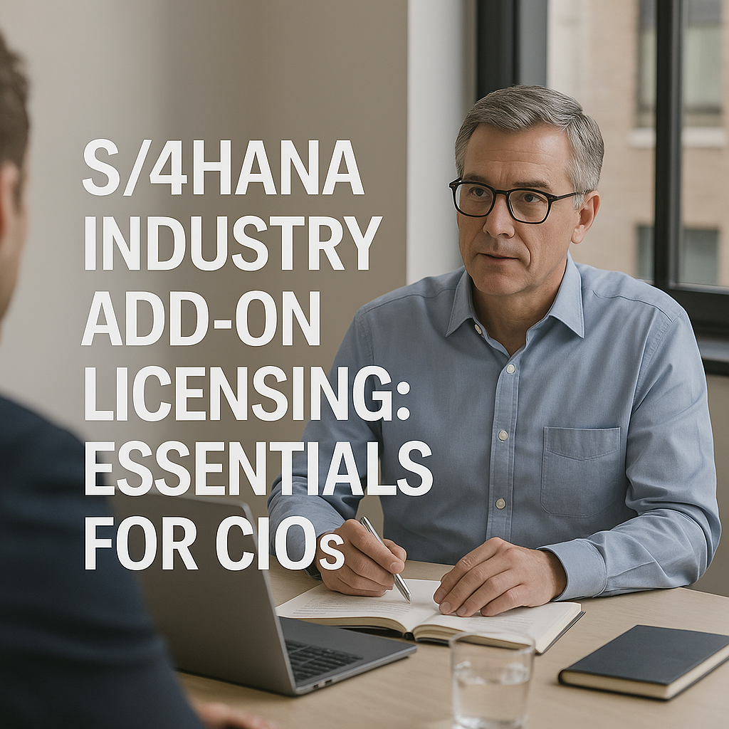 S4HANA Industry Add-On Licensing