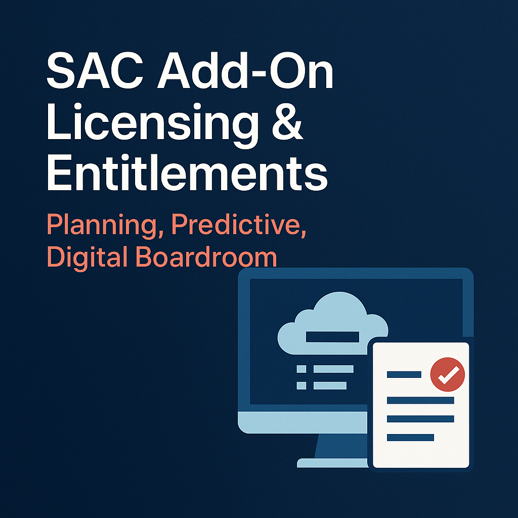 SAC Add-On Licensing