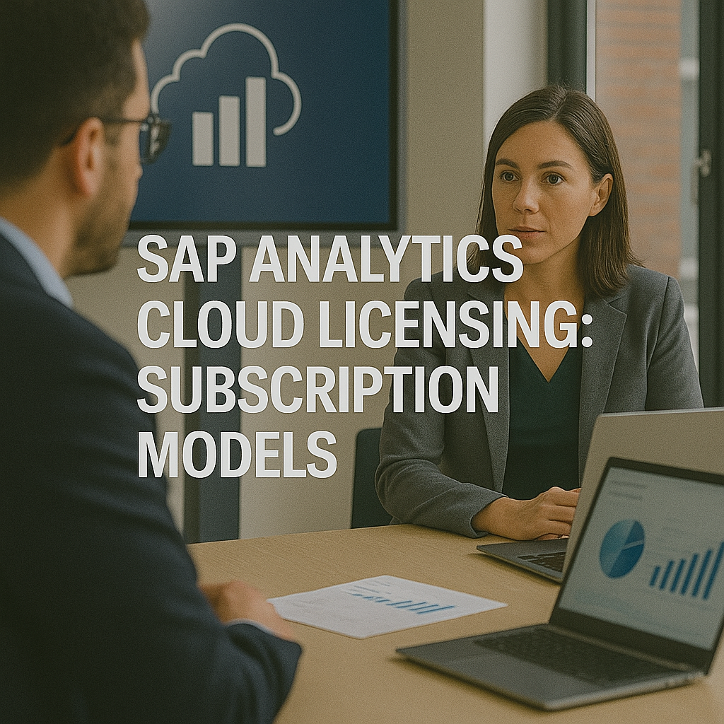 SAP Analytics Cloud Licensing Subscription Models