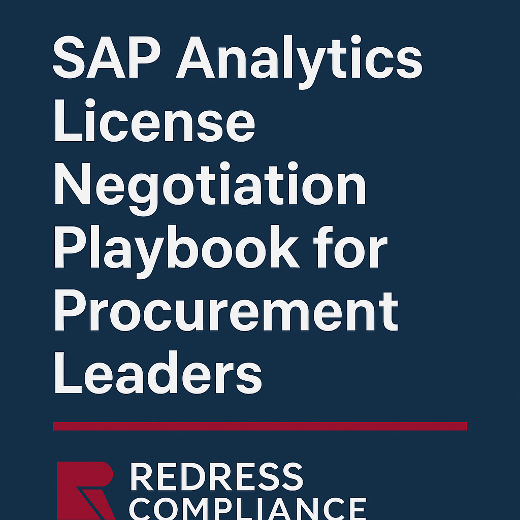 SAP Analytics License Negotiation Playbook