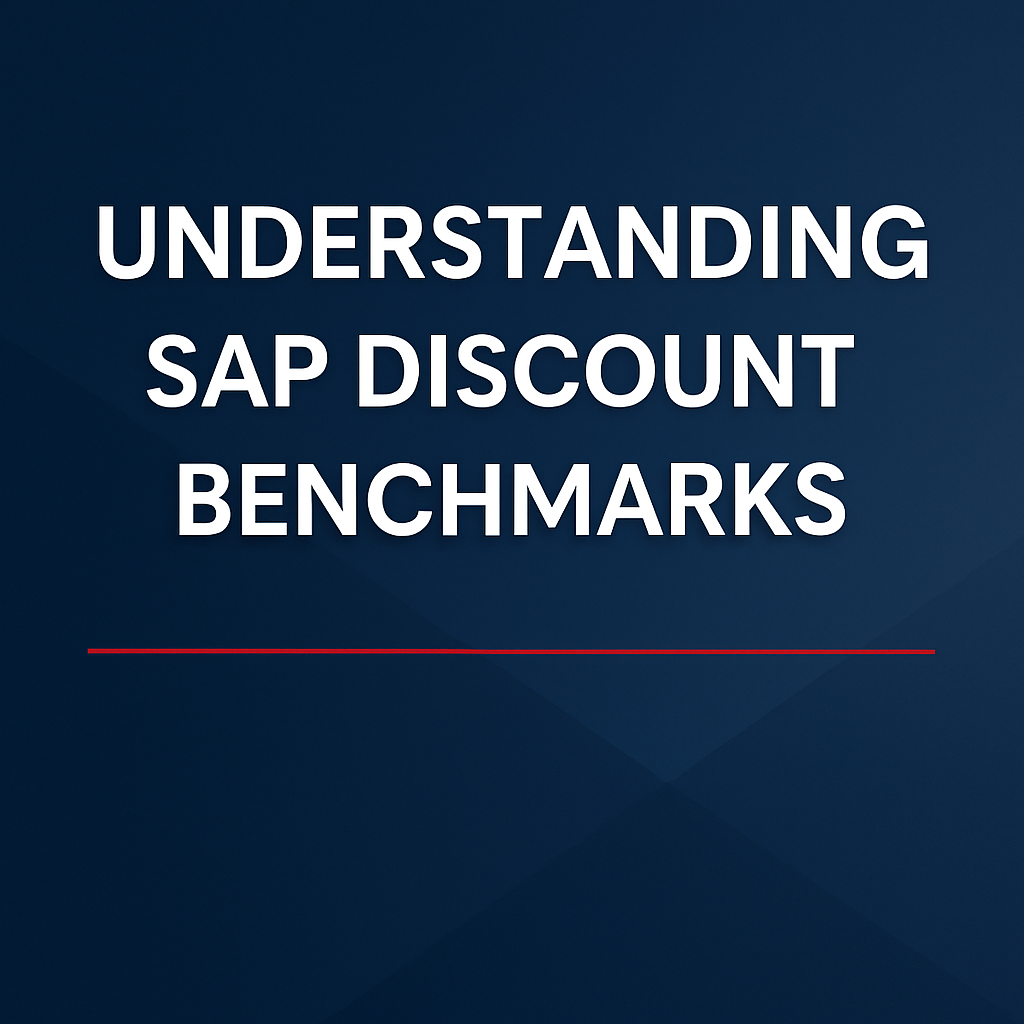 SAP Discount Benchmarks