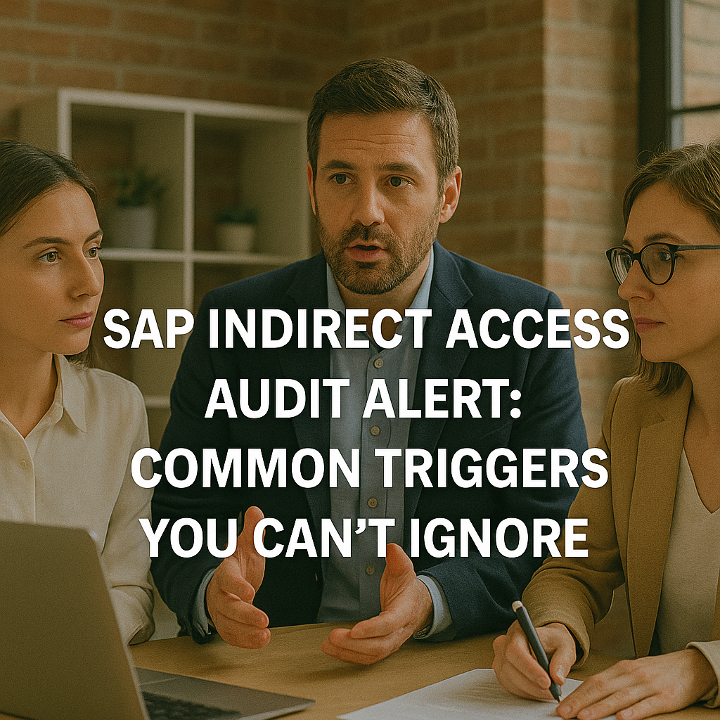 SAP Indirect Access Audit Alert Common Triggers You Can’t Ignore