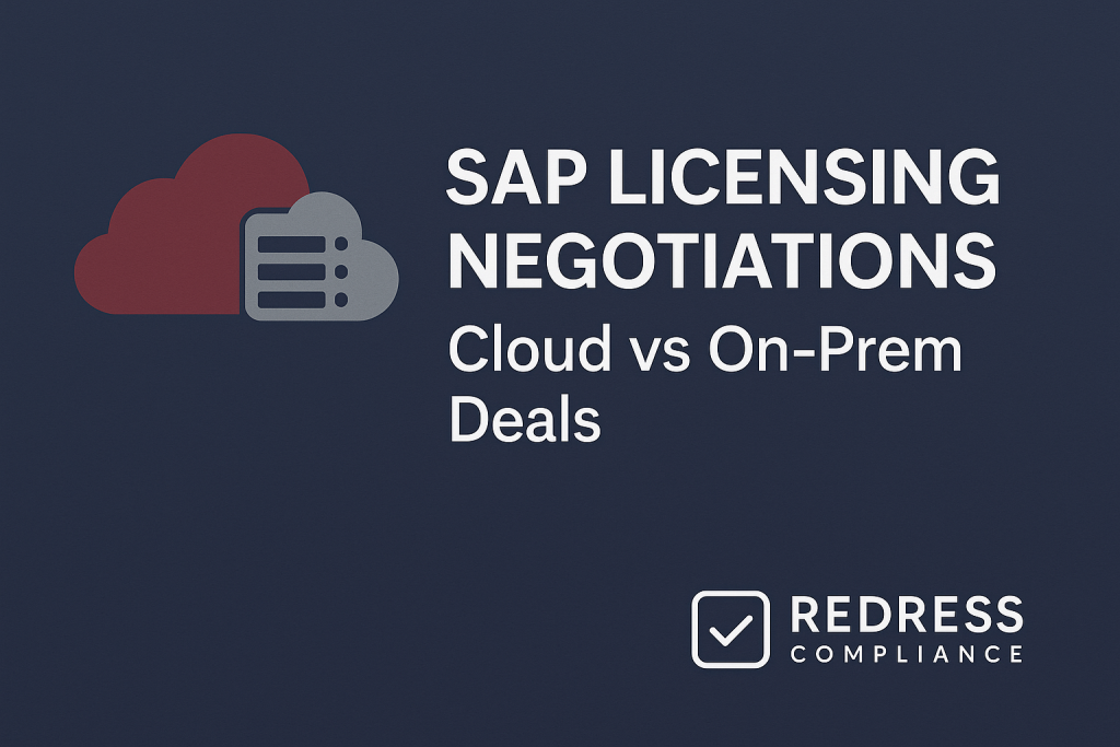 SAP Licensing Negotiations Cloud vs On-Prem Deals